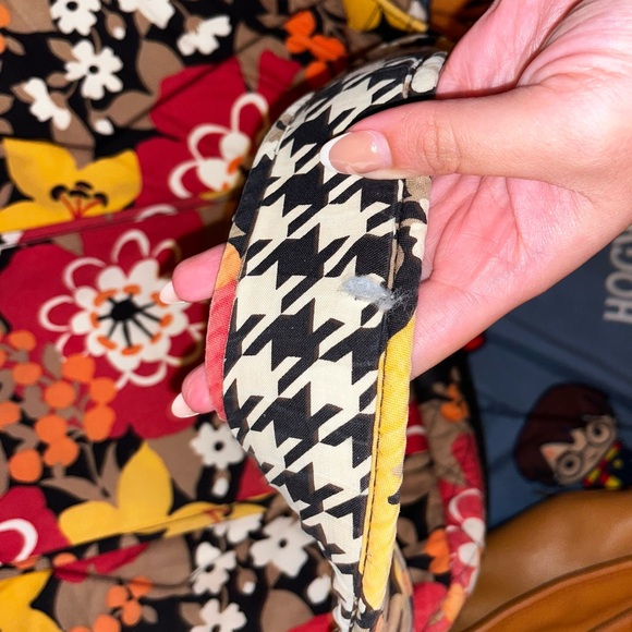 Vera Bradley Floral Backpack - Red, Yellow, Black - Picture 3 of 3